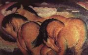 The small yellow horses Franz Marc